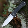 QSP Knife Hawk Linerlock QS131-C, 3.225" CPM S35VN Plain Blade, Carbon Fiber Handle