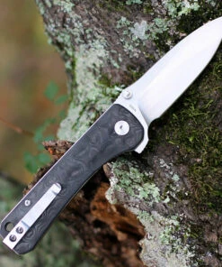 QSP Knife Hawk Linerlock QS131-C, 3.225" CPM S35VN Plain Blade, Carbon Fiber Handle -Knifeworks Sales Store qs131c 97541.1603827945