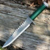 Rambo 9292 First Blood Standard Edition, 9" Stainless Plain Blade, Green Nylon Cord-wrapped Handle