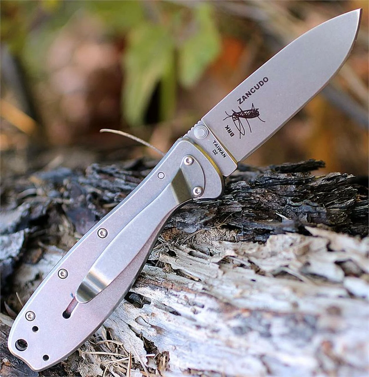 BRK Zancudo BRKR2, 2.94", Plain Edge, Drop Point Blade, Stonewash D2 Steel, Design by Esee Knives, Black Handle 2 BRK Zancudo BRKR2, 2.94", Plain Edge, Drop Point Blade, Stonewash D2 Steel, Design by Esee Knives, Black Handle - Image 2