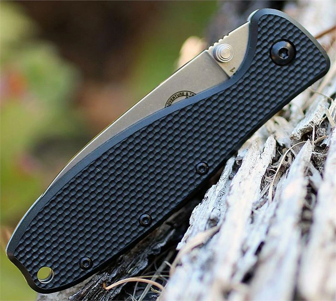 BRK Zancudo BRKR2, 2.94", Plain Edge, Drop Point Blade, Stonewash D2 Steel, Design by Esee Knives, Black Handle 3 BRK Zancudo BRKR2, 2.94", Plain Edge, Drop Point Blade, Stonewash D2 Steel, Design by Esee Knives, Black Handle - Image 3