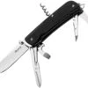 Ruike L31-B Criterion Collection, 3.35" 12C27 Plain Blade, Black G-10 Handle
