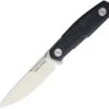 Real Steel 3761 Bushcraft Zenith FFG, 4.33" 14C28N Plain Blade, Black G-10 Handle