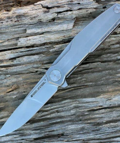 Real Steel 7812 G3 Puukko Duplex, 3.5" 14C28N Plain Blade, Stainless Handle