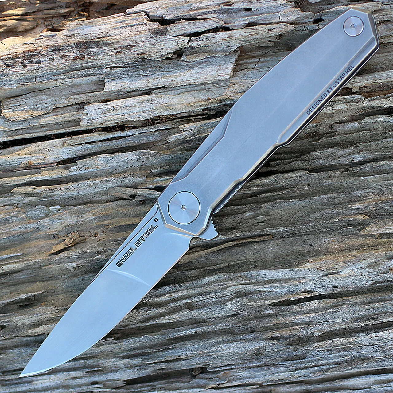 Real Steel 7812 G3 Puukko Duplex, 3.5" 14C28N Plain Blade, Stainless Handle 1 Real Steel 7812 G3 Puukko Duplex, 3.5" 14C28N Plain Blade, Stainless Handle