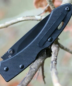 SALEH Knives BKB, 3.5" N690Co Plain Blade, Black G-10 Handle -Knifeworks Sales Store salbkb.2 81843.1566586014