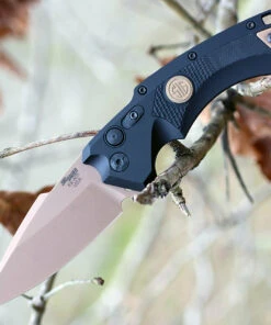 Hogue Sig Sauer 36530 EX-A05 Emperor Scorpion, 3.5" CPM154 Spear Point Plain Blade, Black Aluminum/Black G-10 Handle