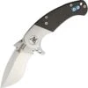 Krudo SNG232 IOTA Folder, 2.5" 9Cr18MoV Plain Edge, Carbon Fiber Handle