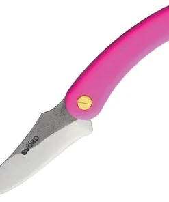Svord Knives Svord Amerikiwi Skinner - Pink (3.5" 15N20 Satin) AMKIP