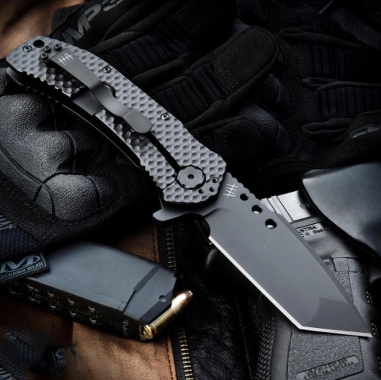 Hardcore Hardware Australia MILF Folder - Blk G10 (3.5" Blk Tanto) MILF-03 1 Hardcore Hardware Australia MILF Folder - Blk G10 (3.5" Blk Tanto) MILF-03