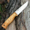 Helle Temagami, 4.33 in. Triple Laminated Stainless Steel Blade, Curly Birch Handle