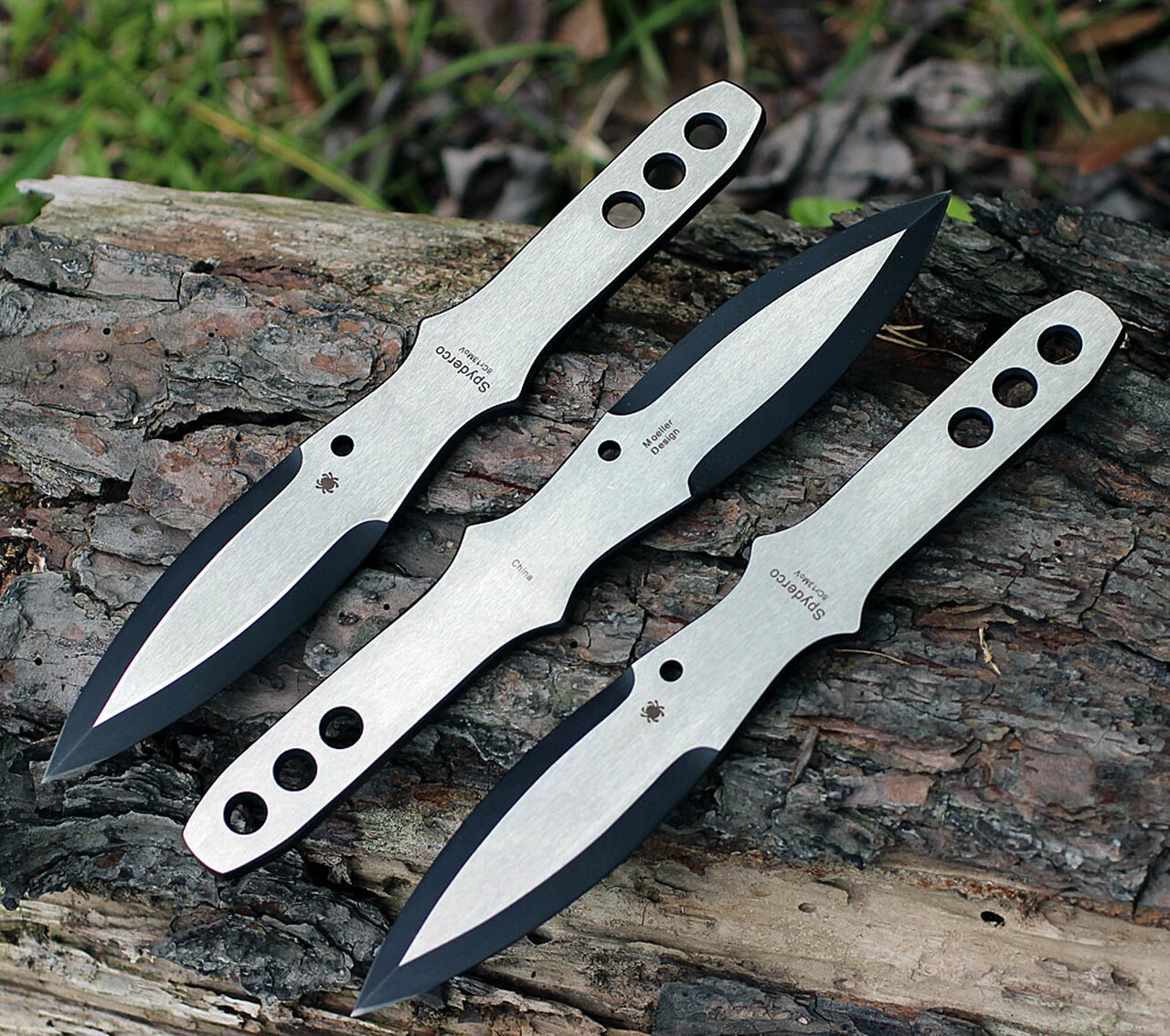 Spyderco Knives Spyderco TK01SM Small SpyderThrowers, 9.00 in. Set of 3 3 Spyderco Knives Spyderco TK01SM Small SpyderThrowers, 9.00 in. Set of 3 - Image 3