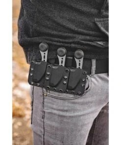 TOPS 3 BROS COMBO PACK, 2" 1095 CARBON STEEL BLADE'S, BLACK MICARTA HANDLE, KYDEX SHEATH -Knifeworks Sales Store tp3brcmb.2 1 91712.1566586161