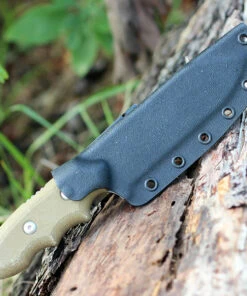 TOPS Backpacker's Bowie Knife BPB-01, 4.50" 1095 Carbon Steel Blade, Green Canvas Micarta Handle 5 TOPS Backpacker's Bowie Knife BPB-01, 4.50" 1095 Carbon Steel Blade, Green Canvas Micarta Handle -Knifeworks Sales Store tpbpb01.2 1 03742.1566586079