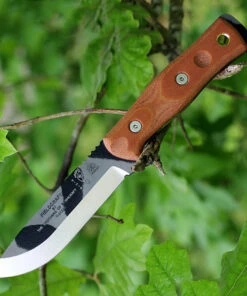 TOPS BROS-01C B.O.B. Fieldcraft CAMO, 4.75" 1095 Camo Plain Blade, Tan Micarta Handle-Kydex Sheath