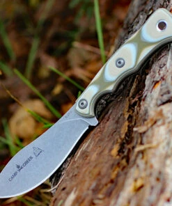 TOPS Camp Creek CPCK01, 4.38" CPM S35VN Tumble Blade, Camo G10 Handle