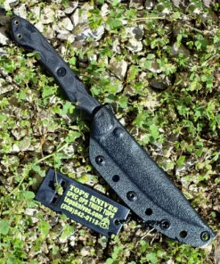 TOPS RDSK-01 Rapid Strike, 4.13" 154cm Tumble Plain Blade, Black G-10 Handle -Knifeworks Sales Store tprdsk01 08071.1566586225