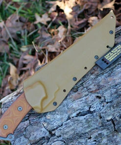 TOPS SE107CDC Steel Eagle Delta Class, 7.6" 1095 Plain Blade, Tan Canvas Micarta Handle -Knifeworks Sales Store tpse107ddc.2 1 91908.1566585942