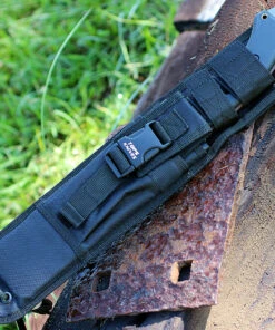 TOPS Knives Tahoma Field Knife, 7.75" 1095 HighCarbon Steel, Black Canvas Micarta -Knifeworks Sales Store tptahobctns.2 44884.1566585906