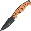V Nives 30008 Altered Beast, 4.5" D2 Plain Blade, Orange G-10 Handle