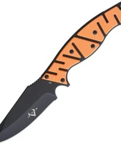 V Nives 30008 Altered Beast, 4.5" D2 Plain Blade, Orange G-10 Handle