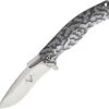 V Nives 30022 Atmosphere, 3.4" CPM-S35VN Plain Blade, Gray Titanium Handle