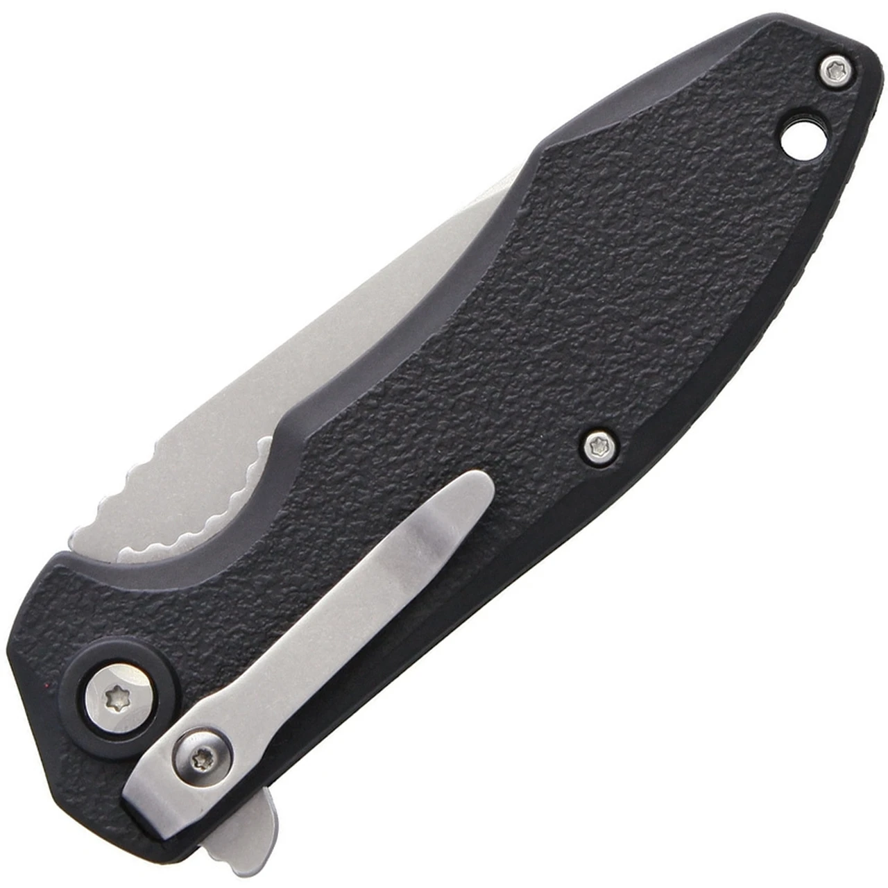 V Nives 30275 Scuff, 2.8" 5Cr14MoV Plain Blade, Black FRN Handle 2 V Nives 30275 Scuff, 2.8" 5Cr14MoV Plain Blade, Black FRN Handle - Image 2