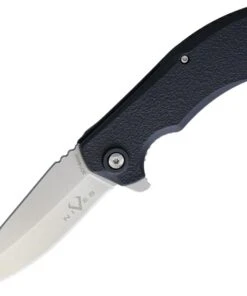 V Nives 30275 Scuff, 2.8" 5Cr14MoV Plain Blade, Black FRN Handle