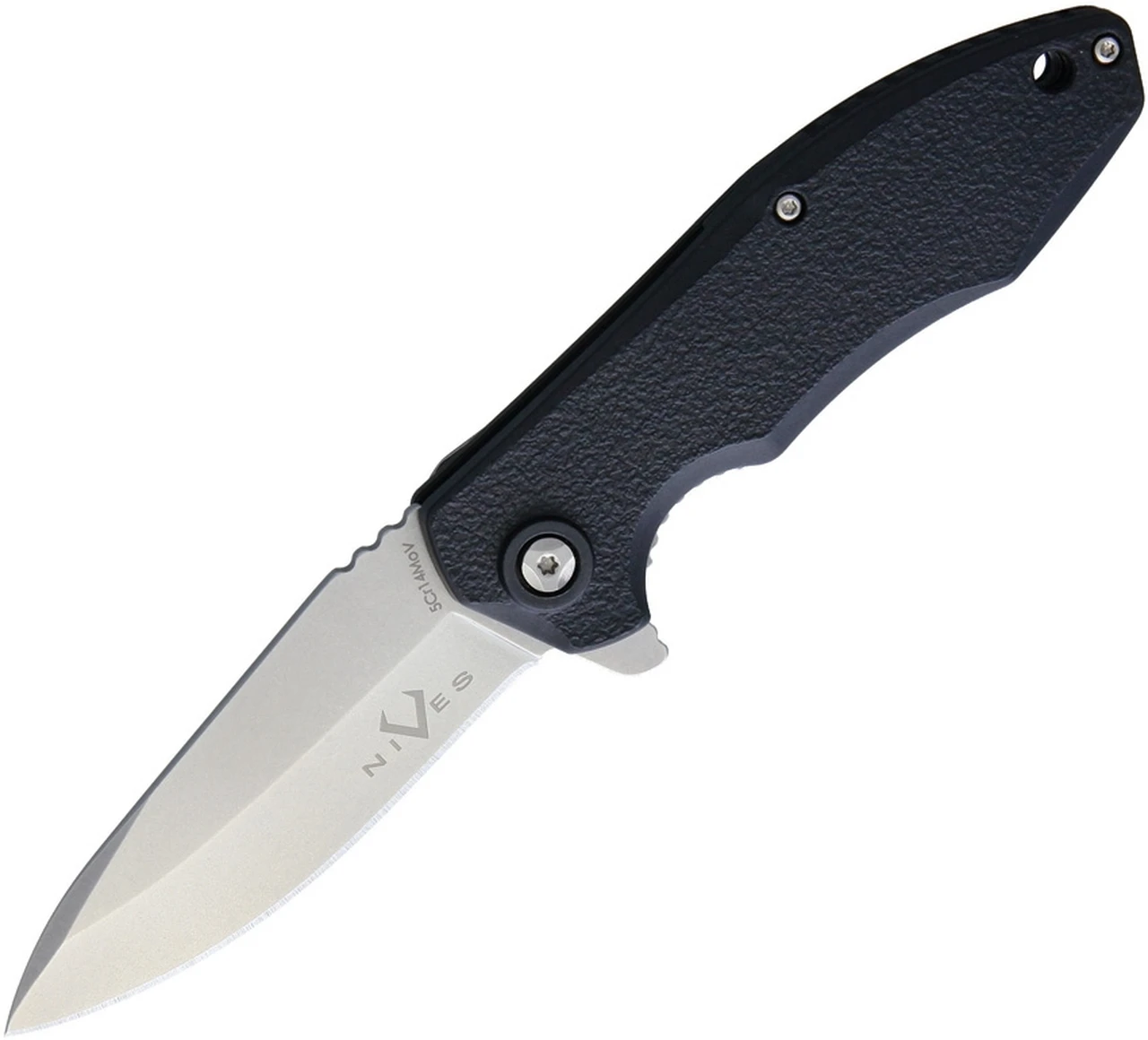 V Nives 30275 Scuff, 2.8" 5Cr14MoV Plain Blade, Black FRN Handle 1 V Nives 30275 Scuff, 2.8" 5Cr14MoV Plain Blade, Black FRN Handle