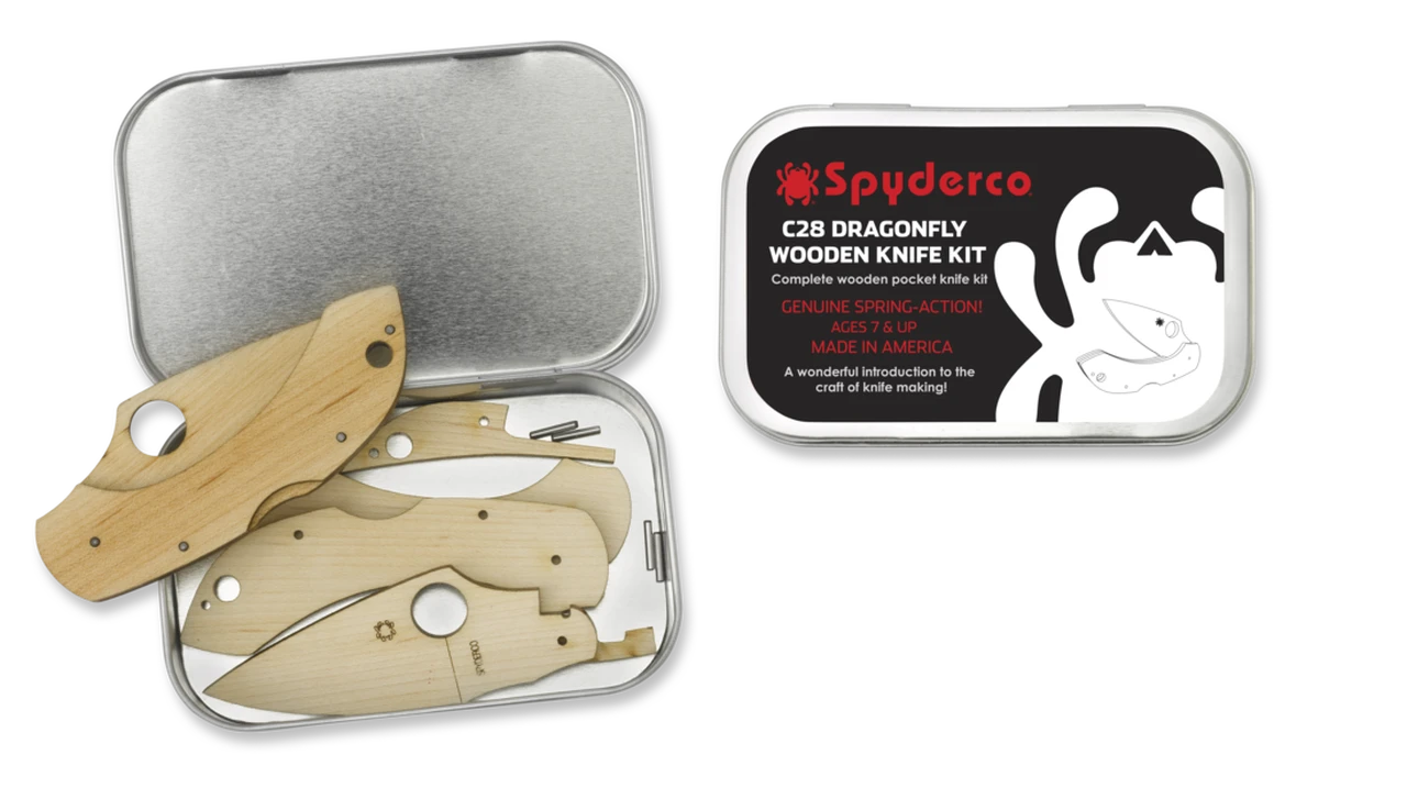 Spyderco Knives Spyderco WDKIT1 Dragonfly, Wooden Kit 1 Spyderco Knives Spyderco WDKIT1 Dragonfly, Wooden Kit