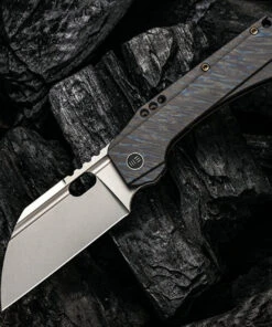 We Knife Co. WE Knife Roxi 3 - Flamed Tiger Stripe Ti (3" CPM S35VN SW) WE19072-3