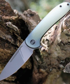 WE Knife Co. Saakshi - Natural G-10 / Black Ti (3.3" CPM-20CV SW) 20020C-4