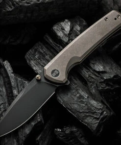We Knife Co. WE Knife Subjugator - Bronze Ti (3.5" CPM 20CV Blk SW) WE21014C-4