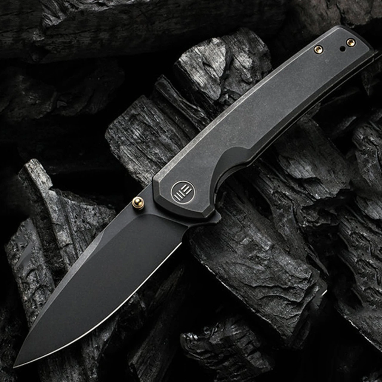 We Knife Co. WE Knife Subjugator - Blk Ti (3.5" CPM 20CV Blk SW) WE21014C-5 1 We Knife Co. WE Knife Subjugator - Blk Ti (3.5" CPM 20CV Blk SW) WE21014C-5