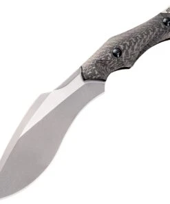 We Knife Co. We Knife 807A Vaquita Fixed Blade, 3.2" CPM S35VN Plain Blade, Carbon Fiber Handle