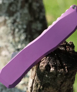 EOS - Elite Outfitting Solutions EOS Harpoon OTF Automatic - Wild Purple Alum. (3.8" Wharncliffe) HAR-04 -Knifeworks Sales Store wild purp rzr satin 3 83242.1628107851