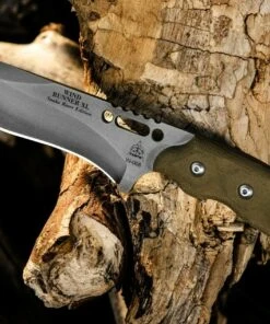 Tops WDRXL Wind Runner XL SRE, 5.25" 1095 Plain Blade, Green Canvas Micarta Handle -Knifeworks Sales Store windrunnerxlsremain 66629.1566585883