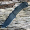 Winkler Knives 009 Belt Knife 4.5" Plain Blade Black Rubber Handle