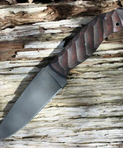 Winkler Knives 018 Spike Fixed Blade Sculpted Maple Handle