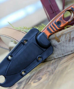 ESEE Knives ESEE Xancudo XAN1-006, 3.0" S35VN Stonewash Plain Blade, Orange/Black G10 3D Handle w/hole, Black Sheath -Knifeworks Sales Store xan1 006.2 85626.1581974130