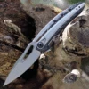 Zero Tolerance 0990 Flipper - Carbon Fiber and Steel (3.25" CPM- 20CV SW)